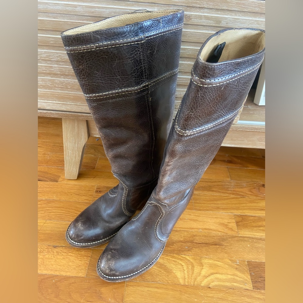 Frye Jane Leather Riding Boot